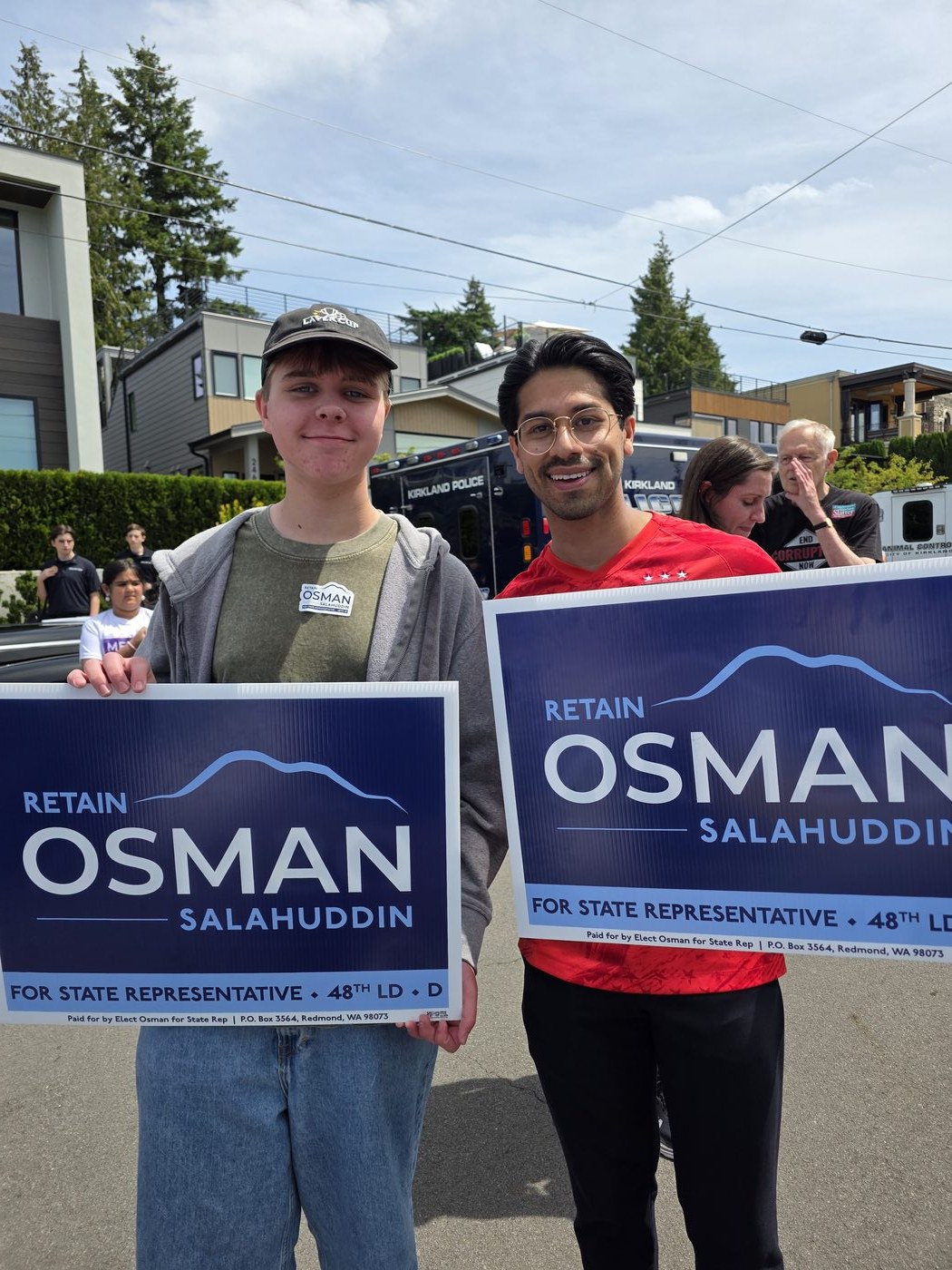 Members of the King County Democrats gathered at an event