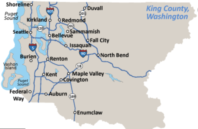 Maps - King County, Washington